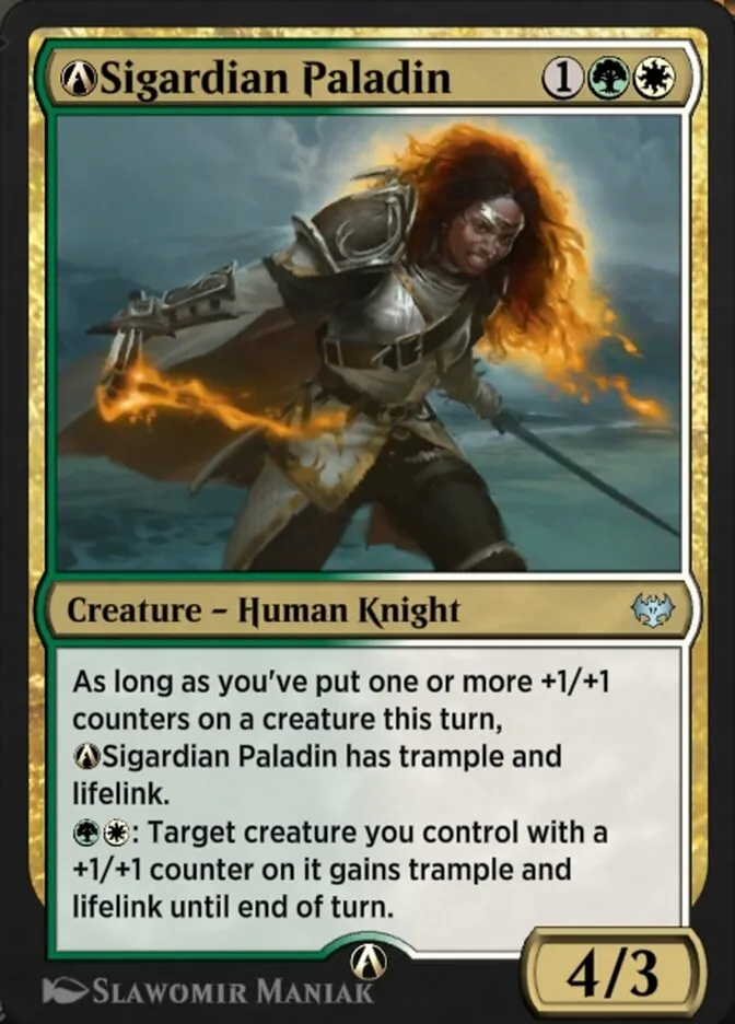 2021 Innistrad: Crimson Vow A-Sigardian Paladin uncommon #A-247 uncommon card image