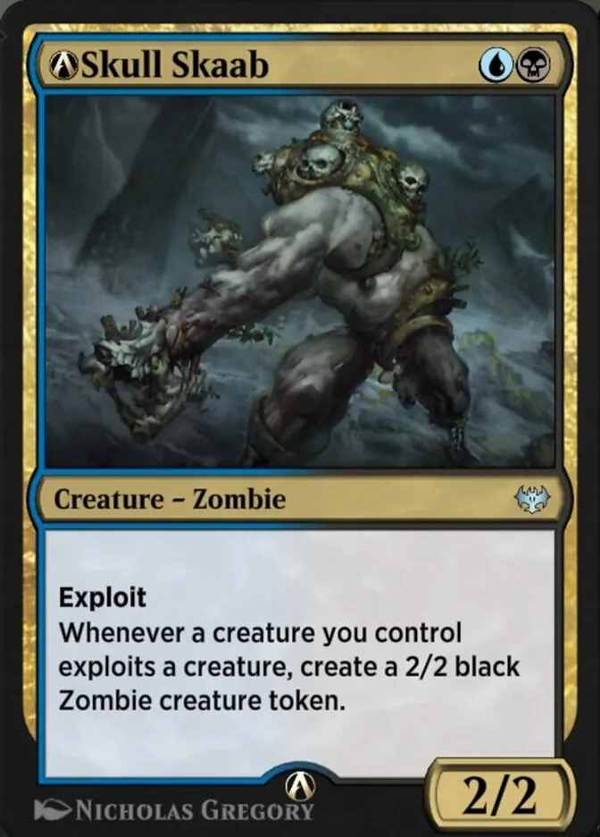 2021 Innistrad: Crimson Vow A-Skull Skaab uncommon #A-248 uncommon card image