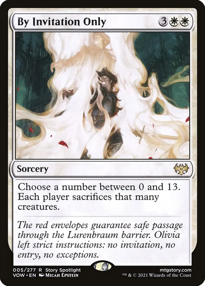 2021 Innistrad: Crimson Vow By Invitation Only rare #5 rare card image