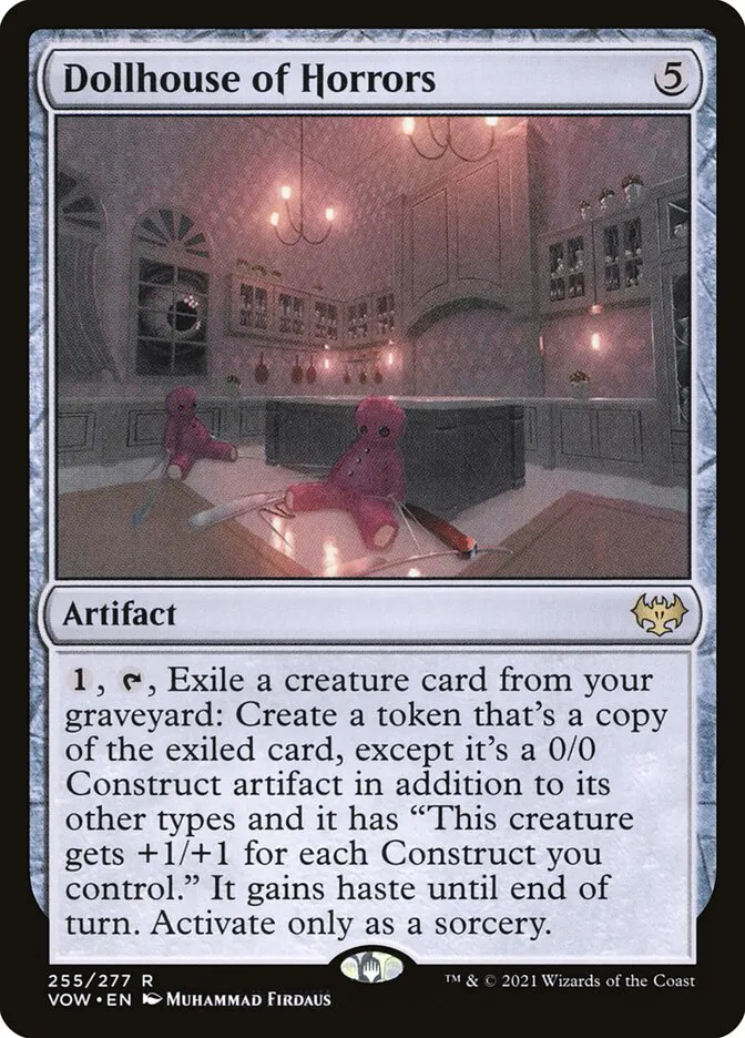 2021 Innistrad: Crimson Vow Dollhouse of Horrors #255 rare card image