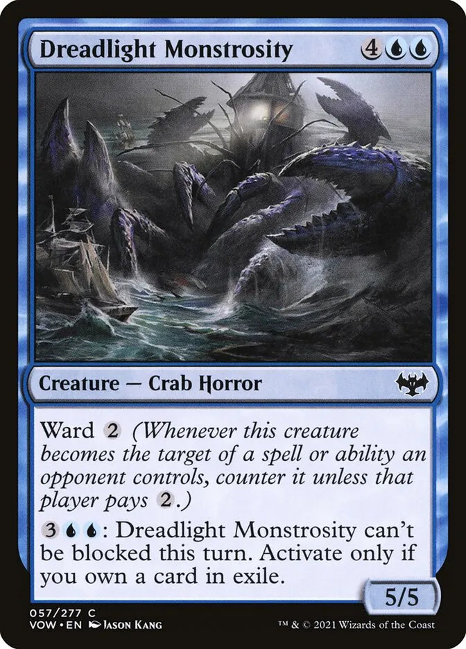 2021 Innistrad: Crimson Vow Dreadlight Monstrosity #57 common card image