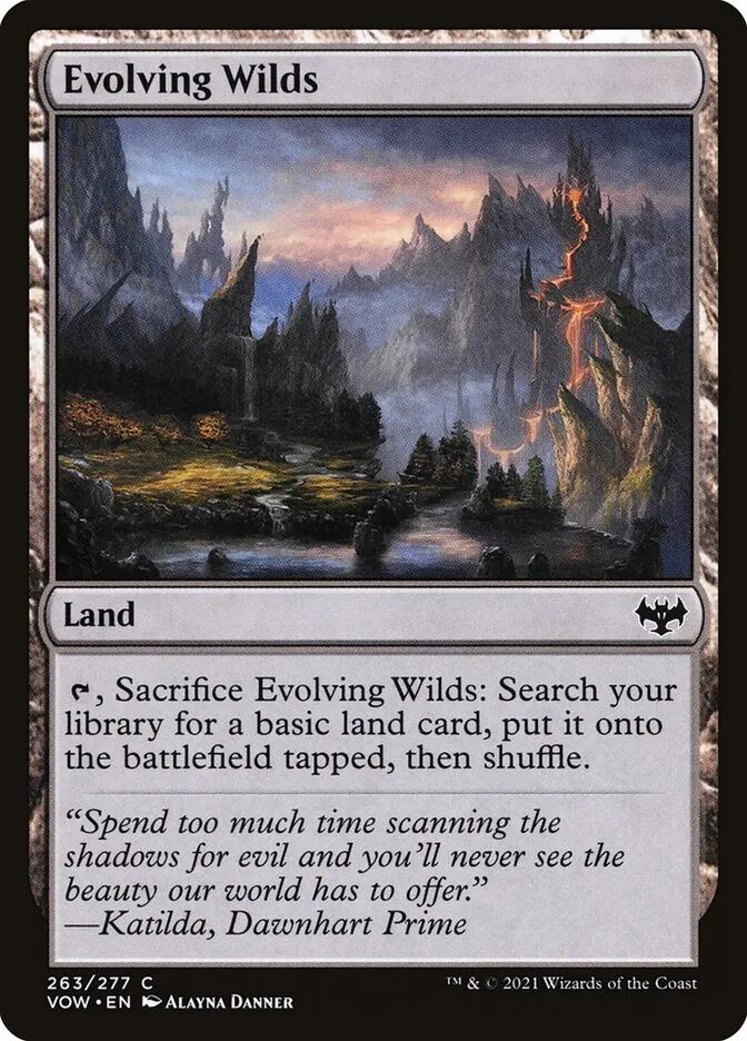 2021 Innistrad: Crimson Vow Evolving Wilds #263 common card image