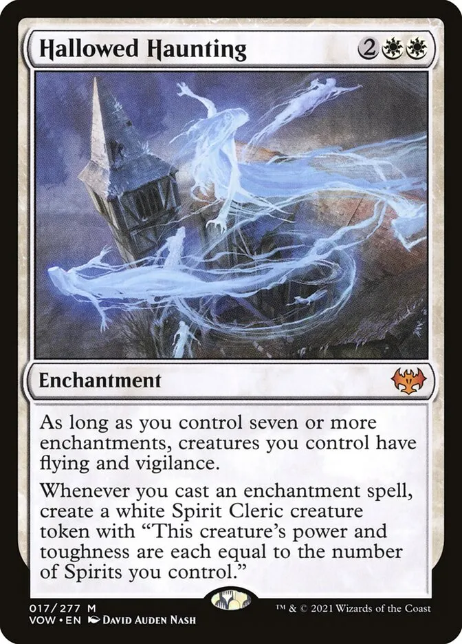 2021 Innistrad: Crimson Vow Hallowed Haunting mythic #17 mythic card image