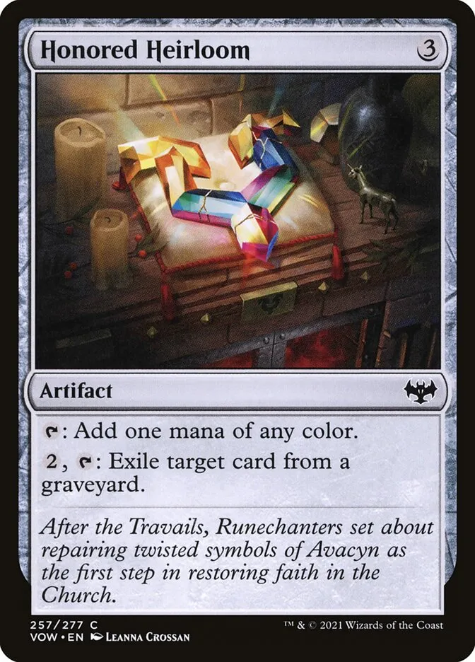 2021 Innistrad: Crimson Vow Honored Heirloom #257 common card image