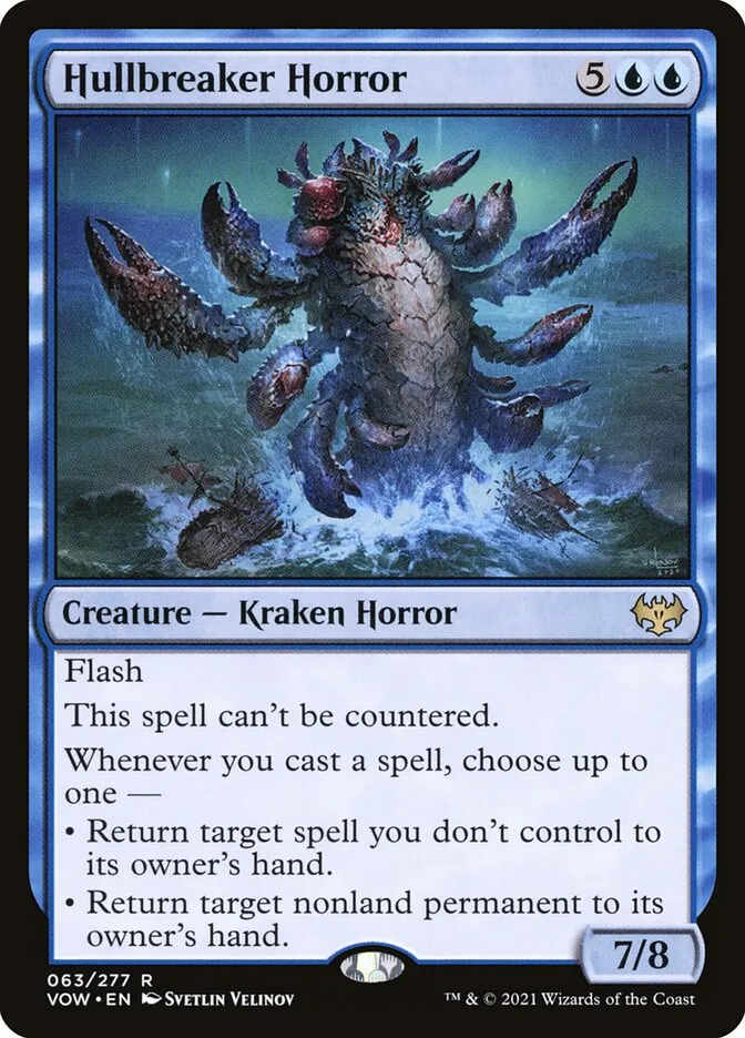 2021 Innistrad: Crimson Vow Hullbreaker Horror rare #63 rare card image