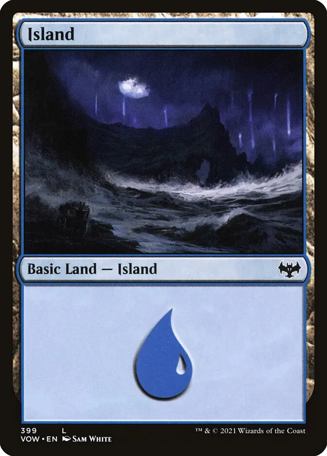 2021 Innistrad: Crimson Vow Island #399 common card image