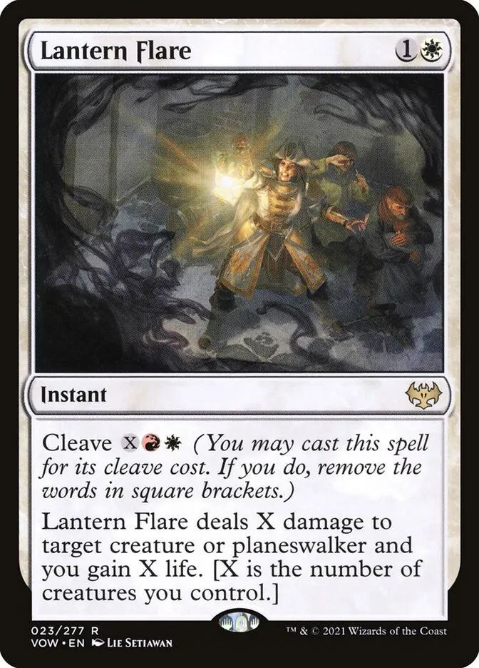 2021 Innistrad: Crimson Vow Lantern Flare rare #23 rare card image