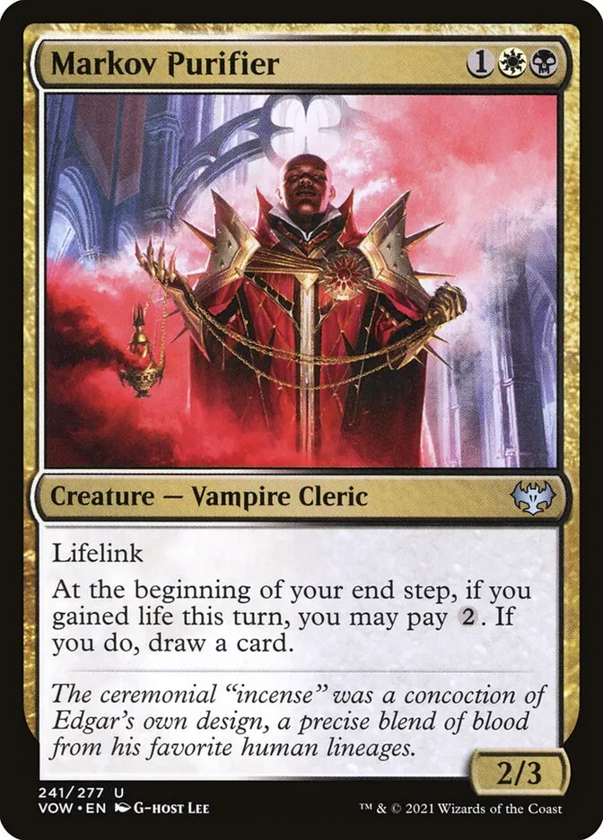 2021 Innistrad: Crimson Vow Markov Purifier #241 uncommon card image