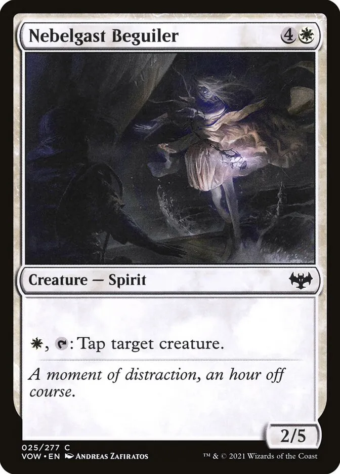 2021 Innistrad: Crimson Vow Nebelgast Beguiler common #25 common card image