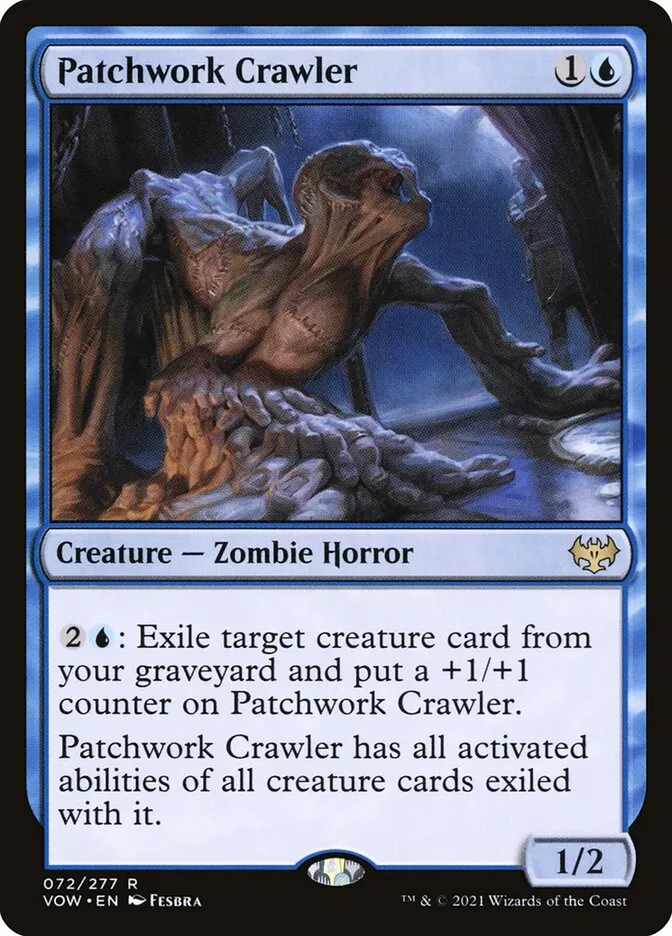 2021 Innistrad: Crimson Vow Patchwork Crawler rare #72 rare card image
