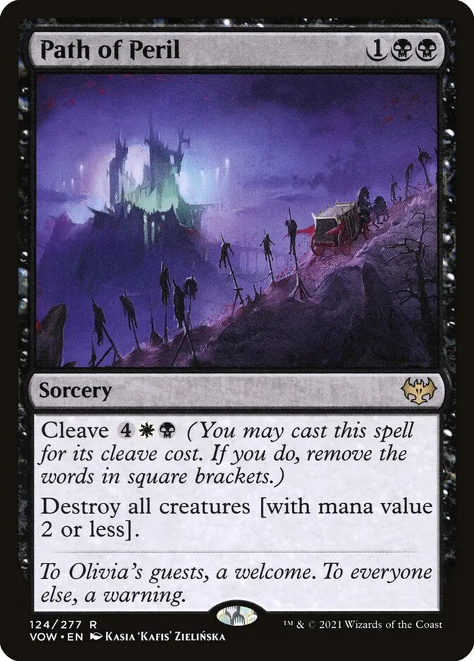 2021 Innistrad: Crimson Vow Path of Peril rare #124 rare card image