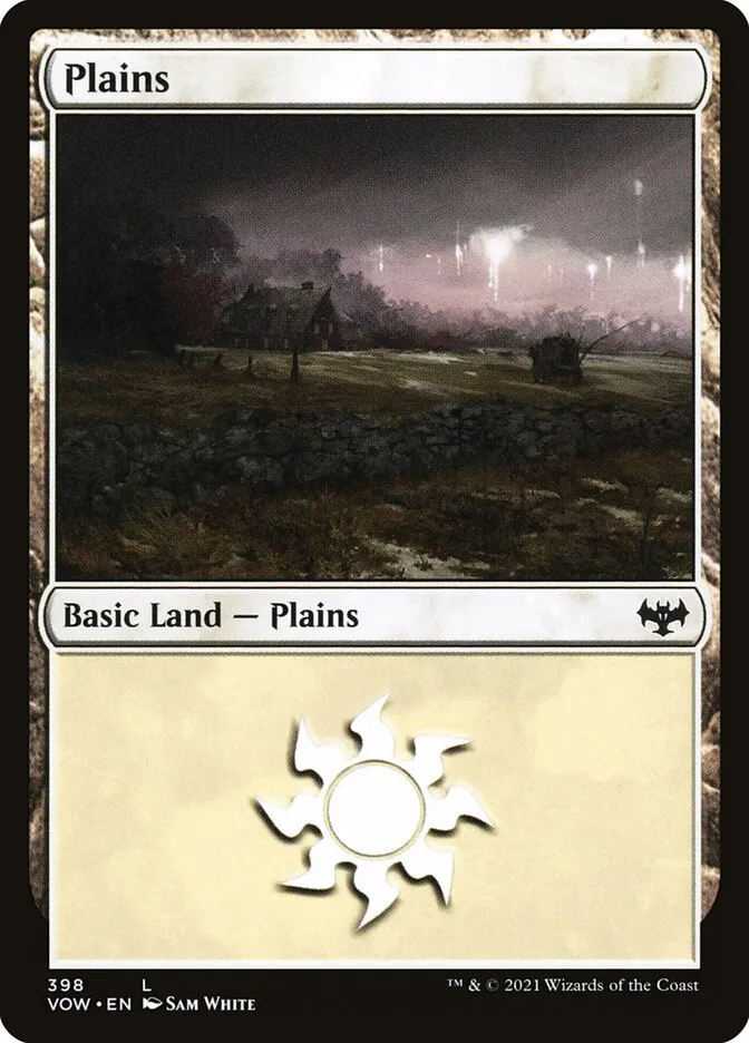 2021 Innistrad: Crimson Vow Plains #398 common card image