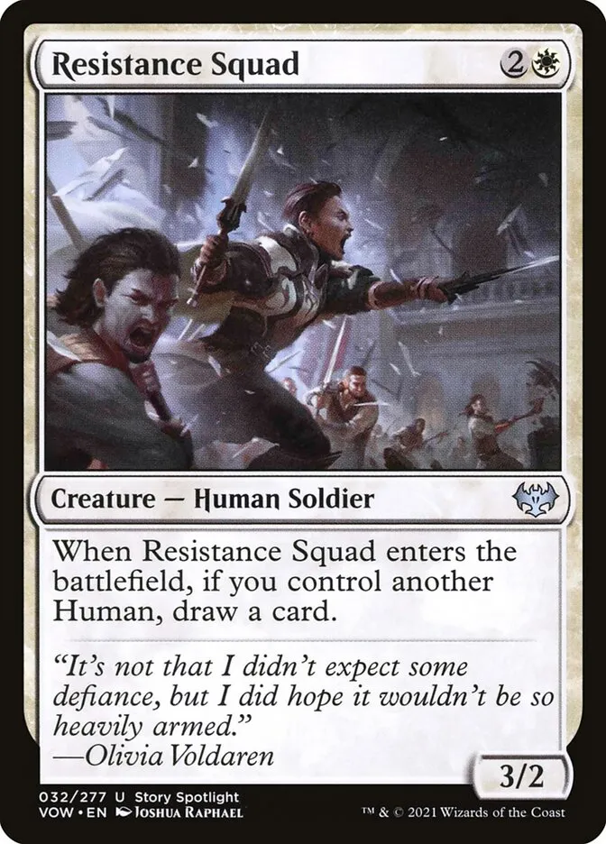 2021 Innistrad: Crimson Vow Resistance Squad uncommon #32 uncommon card image