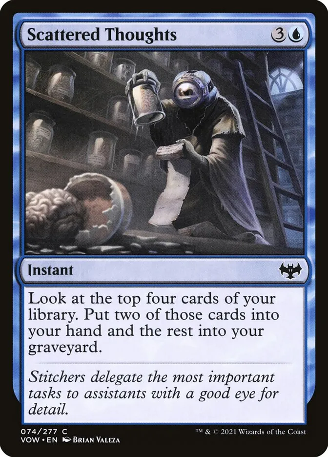 2021 Innistrad: Crimson Vow Scattered Thoughts #74 common card image