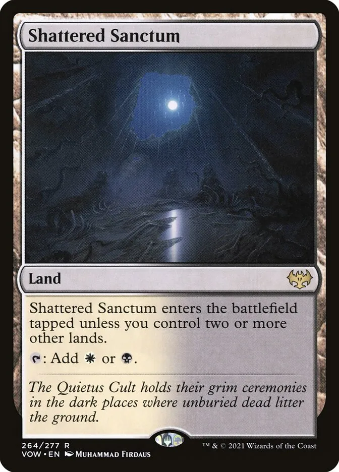 2021 Innistrad: Crimson Vow Shattered Sanctum #264 rare card image