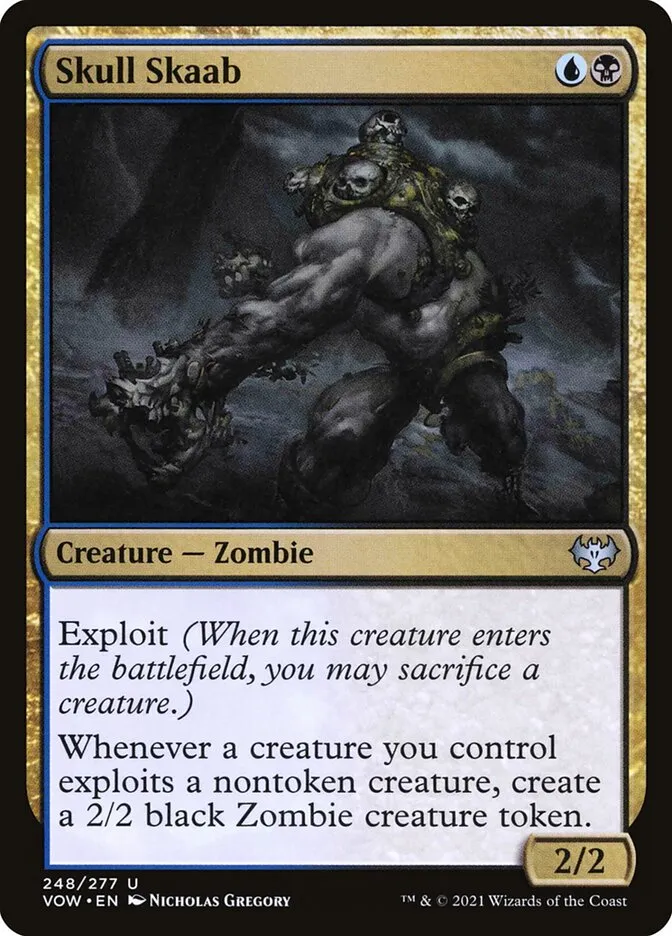 2021 Innistrad: Crimson Vow Skull Skaab #248 uncommon card image