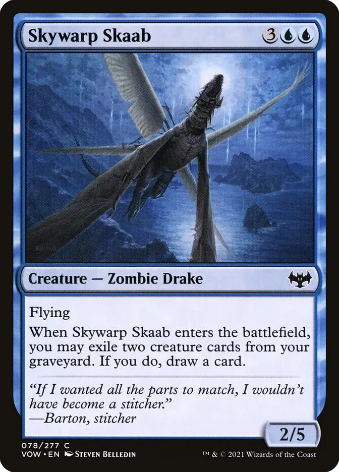 2021 Innistrad: Crimson Vow Skywarp Skaab #78 common card image