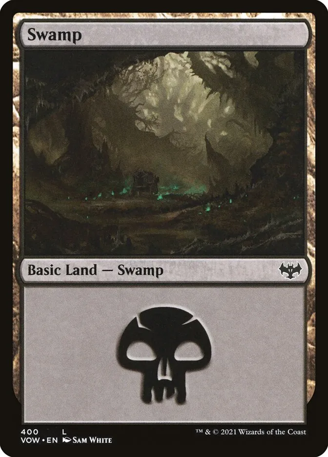 2021 Innistrad: Crimson Vow Swamp #400 common card image