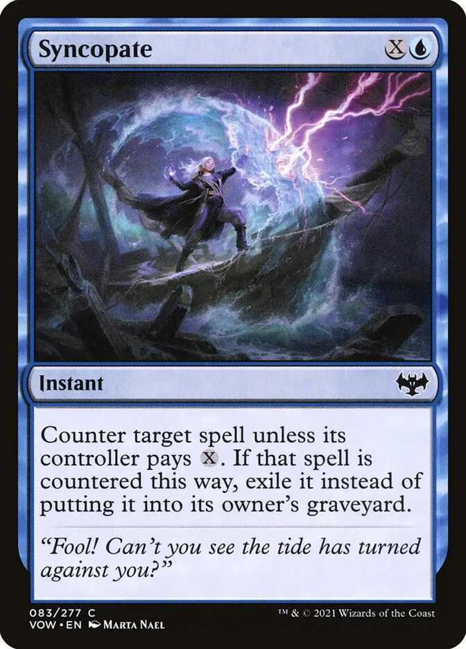 2021 Innistrad: Crimson Vow Syncopate common #83 common card image