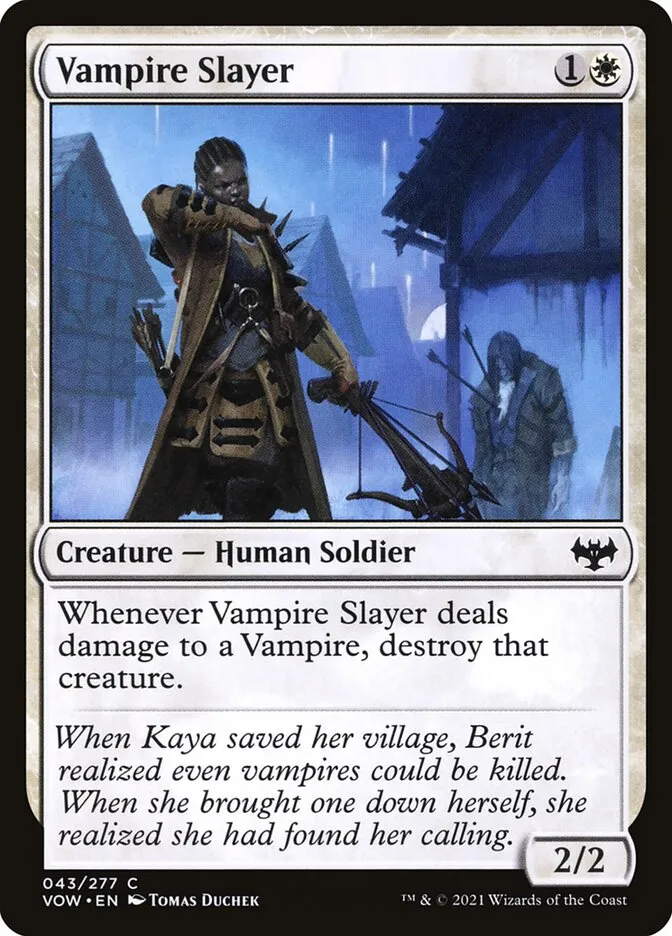 2021 Innistrad: Crimson Vow Vampire Slayer #43 common card image