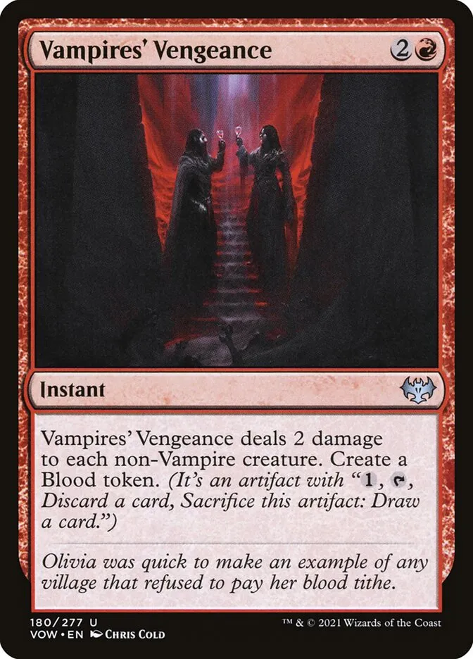 2021 Innistrad: Crimson Vow Vampires' Vengeance #180 uncommon card image
