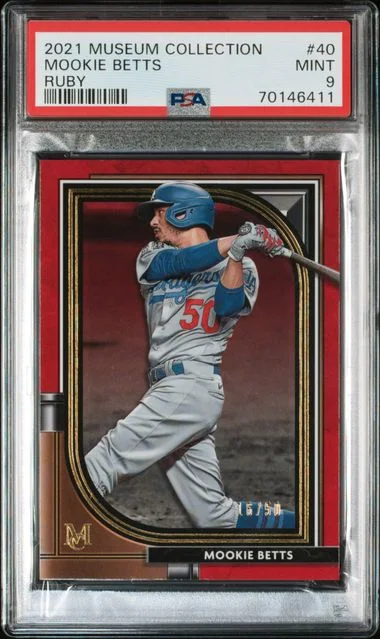 2021 Museum Collection Ruby Mookie Betts #40 card image