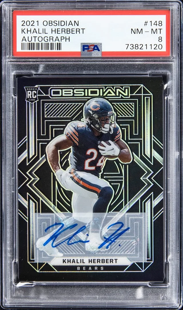 2021 Obsidian Khalil Herbert Autograph #148 card image
