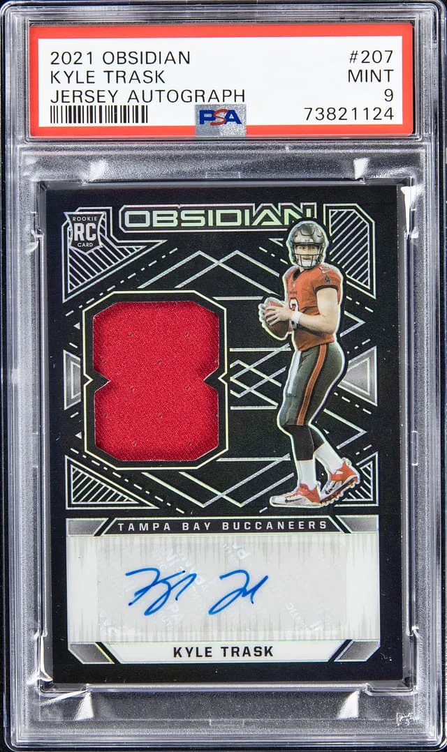 2021 Obsidian Kyle Trask Jersey Autograph #207 card image
