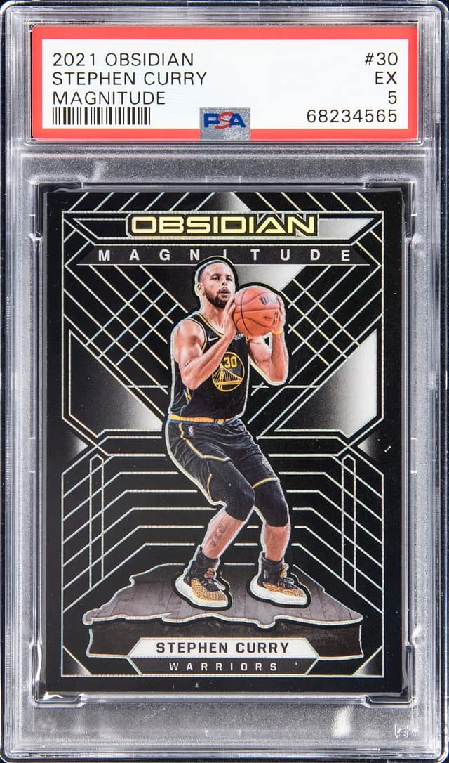 2021 Obsidian Stephen Curry Magnitude #30 card image