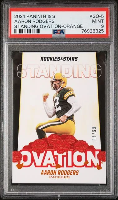 2021 Panini Aaron Rodgers Rookies & Stars Standing Ovation #SO-5 card image