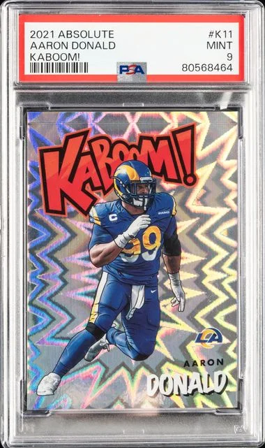 2021 Panini Absolute Aaron Donald Kaboom! #K11 card image