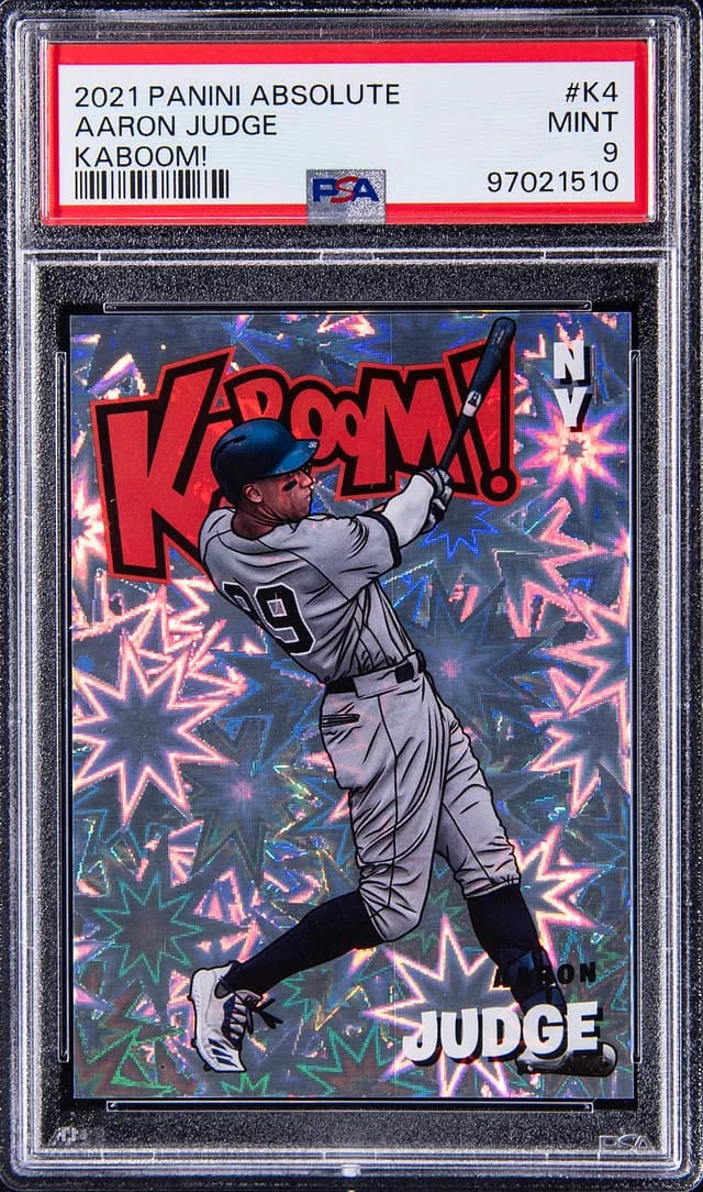 2021 Panini Absolute Aaron Judge Kaboom! #K4 card image