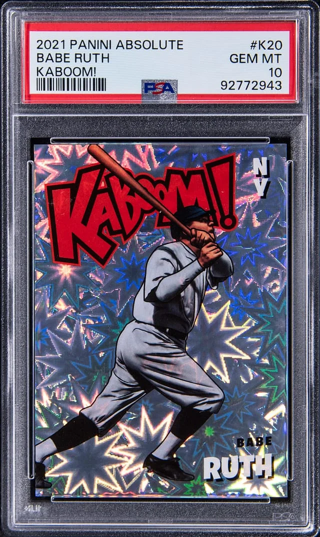 2021 Panini Absolute Babe Ruth Kaboom! #K20 card image