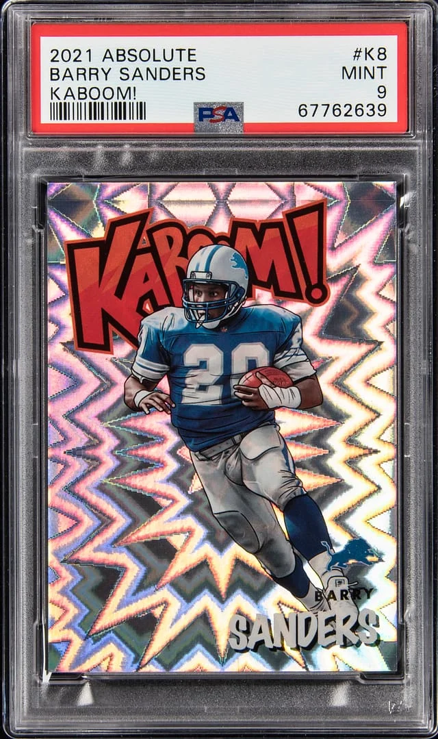 2021 Panini Absolute Barry Sanders Kaboom! #K8 card image