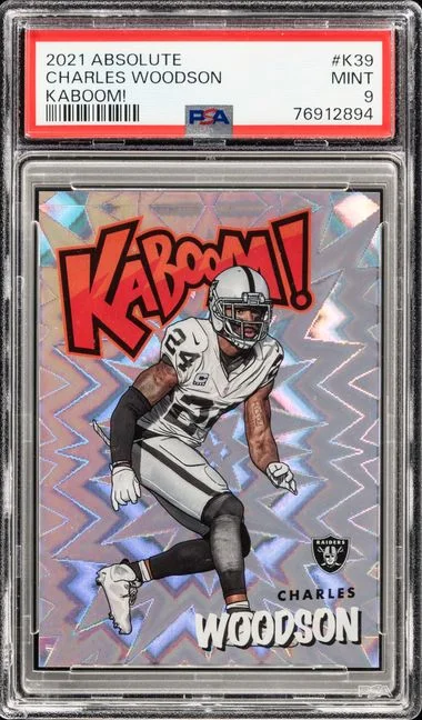 2021 Panini Absolute Charles Woodson Kaboom! #K39 card image