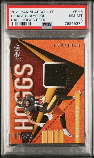 2021 Panini Absolute Chase Claypool Ball Hoggs Relics #BH6 card image