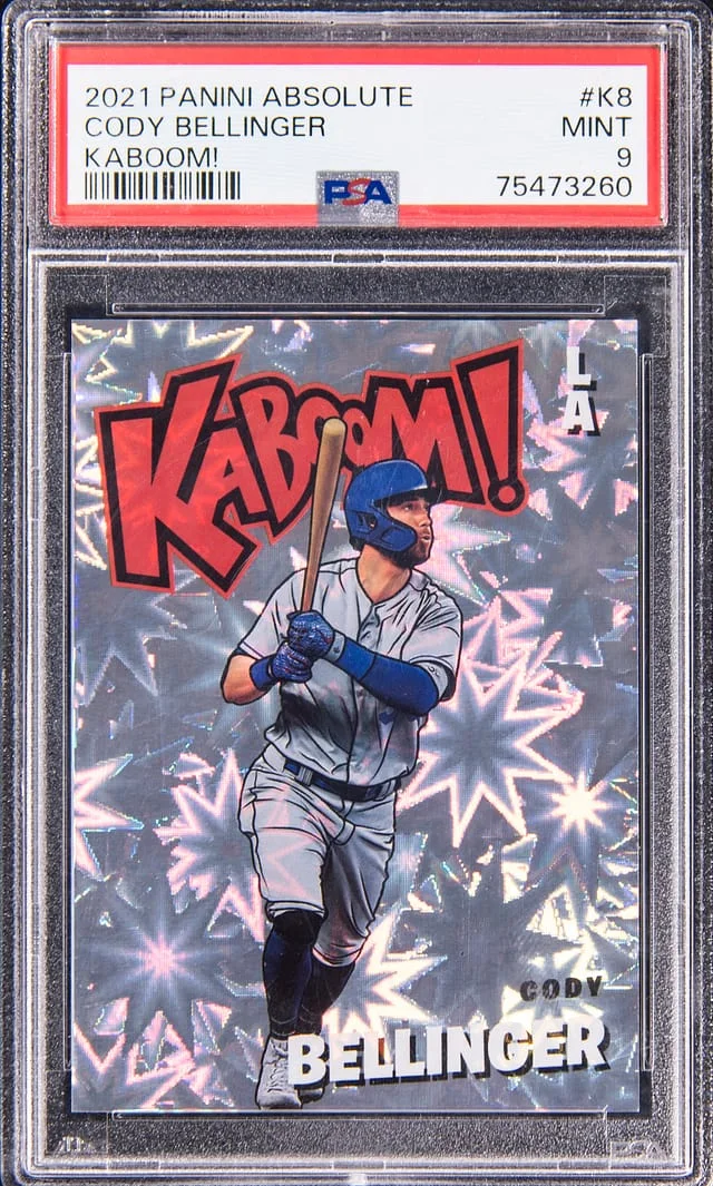 2021 Panini Absolute Cody Bellinger Kaboom! #K8 card image