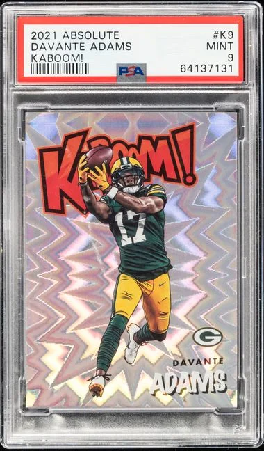 2021 Panini Absolute Davante Adams Kaboom! #K9 card image