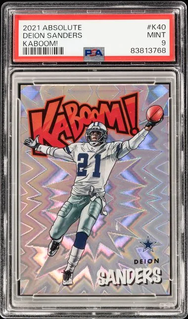2021 Panini Absolute Deion Sanders Kaboom! #K40 card image