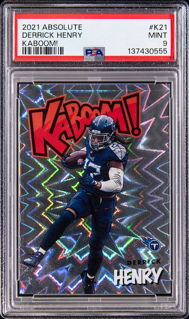 2021 Panini Absolute Derrick Henry Kaboom! #K-21 card image
