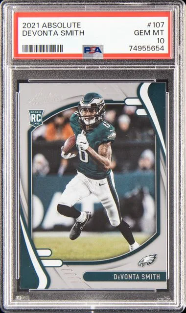 2021 Panini Absolute Devonta Smith #107 card image