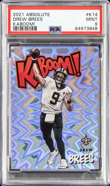 2021 Panini Absolute Drew Brees Kaboom #K14 card image