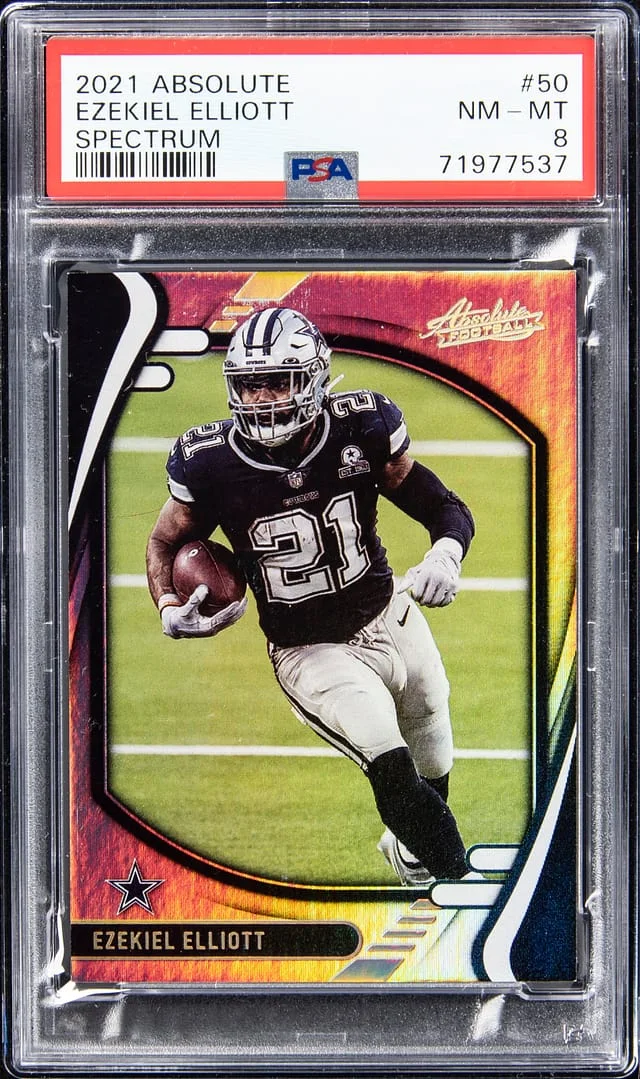 2021 Panini Absolute Ezekiel Elliott Spectrum #50 card image