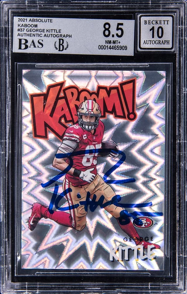 2021 Panini Absolute George Kittle Kaboom! #37 card image