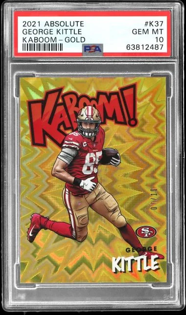 2021 Panini Absolute George Kittle Kaboom! #K37 card image