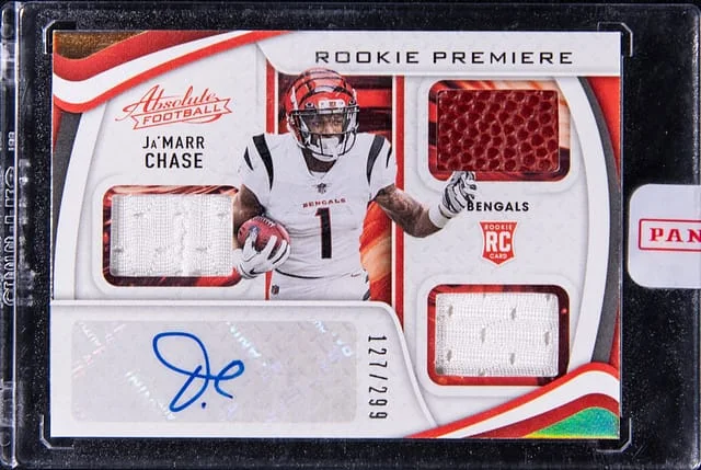 2021 Panini Absolute Ja'Marr Chase Premiere #205 card image