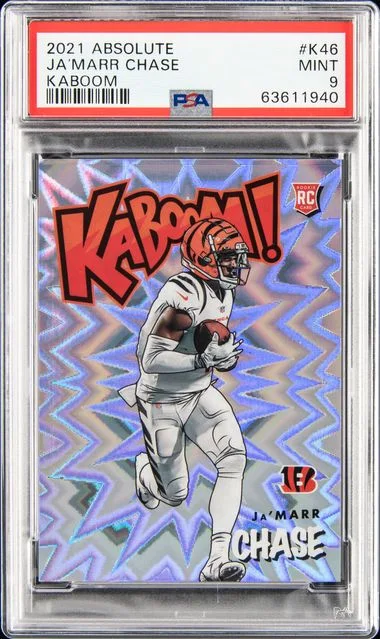 2021 Panini Absolute Ja'Marr Chase Kaboom! #K46 card image