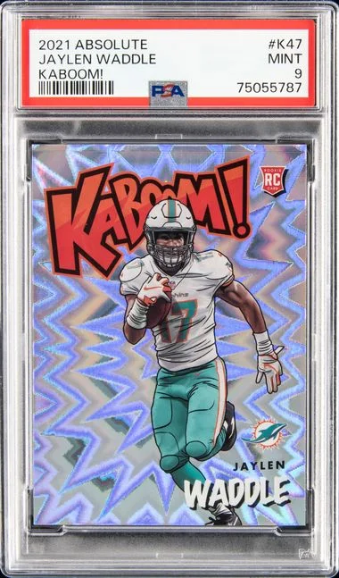 2021 Panini Absolute Jaylen Waddle Kaboom! #K47 card image
