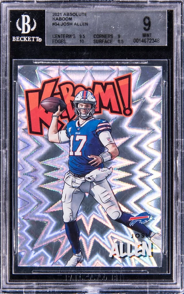 2021 Panini Absolute Josh ALllen Kaboom! #K34 card image