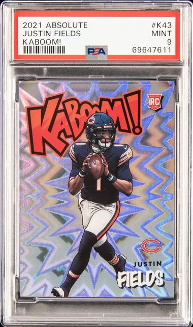 2021 Panini Absolute Justin Fields Kaboom! #K-43 card image